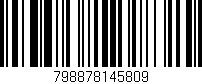 Código de barras (EAN, GTIN, SKU, ISBN): '798878145809'