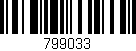 Código de barras (EAN, GTIN, SKU, ISBN): '799033'