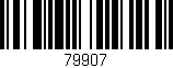 Código de barras (EAN, GTIN, SKU, ISBN): '79907'
