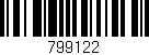 Código de barras (EAN, GTIN, SKU, ISBN): '799122'
