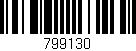 Código de barras (EAN, GTIN, SKU, ISBN): '799130'