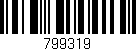 Código de barras (EAN, GTIN, SKU, ISBN): '799319'