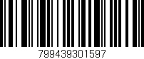 Código de barras (EAN, GTIN, SKU, ISBN): '799439301597'