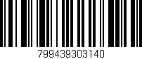Código de barras (EAN, GTIN, SKU, ISBN): '799439303140'