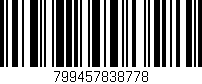 Código de barras (EAN, GTIN, SKU, ISBN): '799457838778'