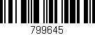 Código de barras (EAN, GTIN, SKU, ISBN): '799645'