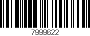Código de barras (EAN, GTIN, SKU, ISBN): '7999622'