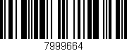 Código de barras (EAN, GTIN, SKU, ISBN): '7999664'