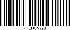 Código de barras (EAN, GTIN, SKU, ISBN): '7NEHGV2Z8'