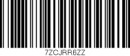 Código de barras (EAN, GTIN, SKU, ISBN): '7ZCJRR6ZZ'