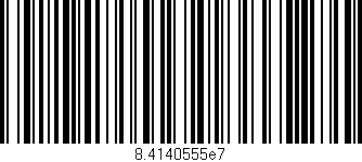 Código de barras (EAN, GTIN, SKU, ISBN): '8.4140555e7'