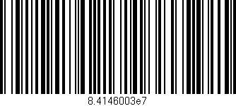 Código de barras (EAN, GTIN, SKU, ISBN): '8.4146003E7'