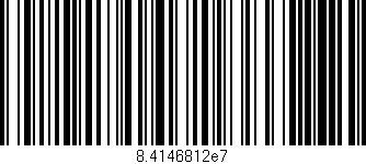 Código de barras (EAN, GTIN, SKU, ISBN): '8.4146812e7'