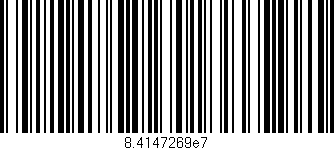Código de barras (EAN, GTIN, SKU, ISBN): '8.4147269e7'