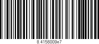 Código de barras (EAN, GTIN, SKU, ISBN): '8.4156009e7'