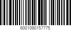 Código de barras (EAN, GTIN, SKU, ISBN): '8001090157775'