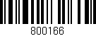 Código de barras (EAN, GTIN, SKU, ISBN): '800166'