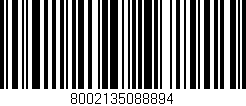 Código de barras (EAN, GTIN, SKU, ISBN): '8002135088894'