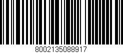 Código de barras (EAN, GTIN, SKU, ISBN): '8002135088917'