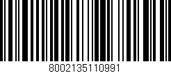 Código de barras (EAN, GTIN, SKU, ISBN): '8002135110991'