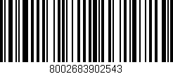Código de barras (EAN, GTIN, SKU, ISBN): '8002683902543'