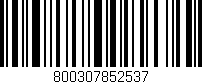 Código de barras (EAN, GTIN, SKU, ISBN): '800307852537'