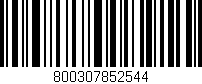 Código de barras (EAN, GTIN, SKU, ISBN): '800307852544'