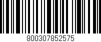 Código de barras (EAN, GTIN, SKU, ISBN): '800307852575'