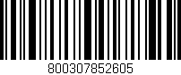 Código de barras (EAN, GTIN, SKU, ISBN): '800307852605'