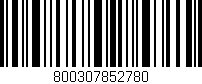 Código de barras (EAN, GTIN, SKU, ISBN): '800307852780'