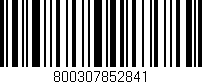 Código de barras (EAN, GTIN, SKU, ISBN): '800307852841'