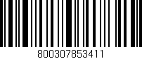Código de barras (EAN, GTIN, SKU, ISBN): '800307853411'