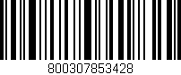Código de barras (EAN, GTIN, SKU, ISBN): '800307853428'