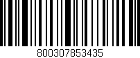 Código de barras (EAN, GTIN, SKU, ISBN): '800307853435'