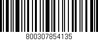 Código de barras (EAN, GTIN, SKU, ISBN): '800307854135'