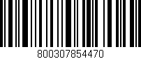 Código de barras (EAN, GTIN, SKU, ISBN): '800307854470'