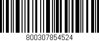 Código de barras (EAN, GTIN, SKU, ISBN): '800307854524'