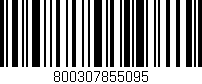Código de barras (EAN, GTIN, SKU, ISBN): '800307855095'