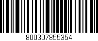 Código de barras (EAN, GTIN, SKU, ISBN): '800307855354'