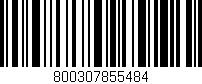 Código de barras (EAN, GTIN, SKU, ISBN): '800307855484'