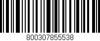 Código de barras (EAN, GTIN, SKU, ISBN): '800307855538'