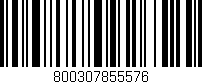 Código de barras (EAN, GTIN, SKU, ISBN): '800307855576'