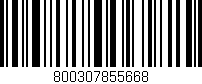 Código de barras (EAN, GTIN, SKU, ISBN): '800307855668'