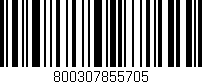 Código de barras (EAN, GTIN, SKU, ISBN): '800307855705'