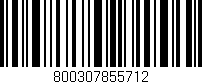 Código de barras (EAN, GTIN, SKU, ISBN): '800307855712'