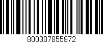 Código de barras (EAN, GTIN, SKU, ISBN): '800307855972'