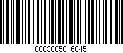 Código de barras (EAN, GTIN, SKU, ISBN): '8003085016845'