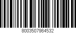 Código de barras (EAN, GTIN, SKU, ISBN): '8003507964532'