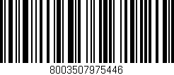 Código de barras (EAN, GTIN, SKU, ISBN): '8003507975446'