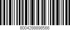 Código de barras (EAN, GTIN, SKU, ISBN): '8004288898566'